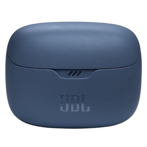 JBL Tune Beam Azul - Auriculares Bluetooth imagen delantera de la caja de carga