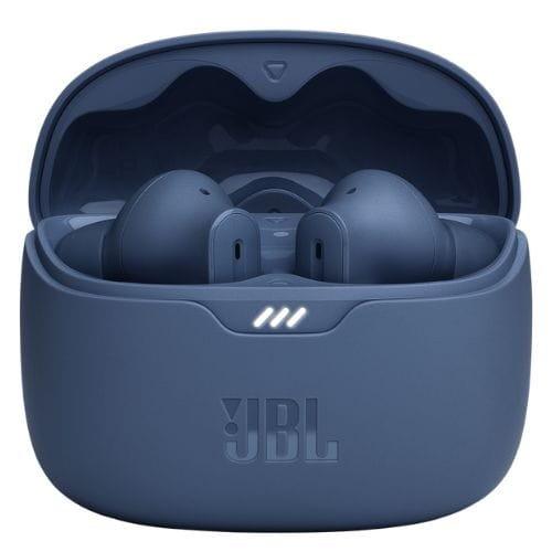 JBL Tune Beam Azul - Auriculares Bluetooth en la caja de carga