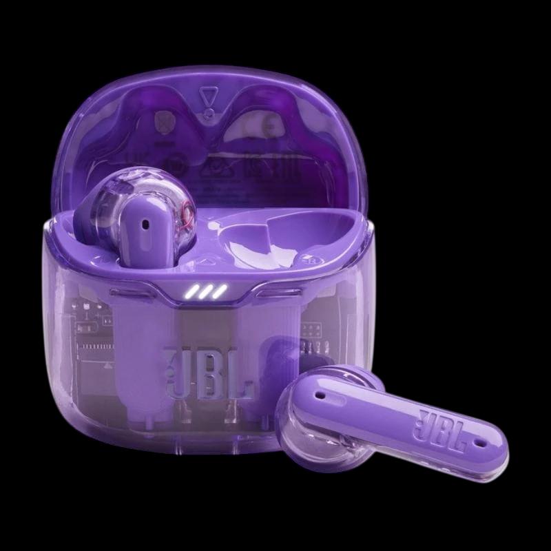 JBL Tune Flex Ghost Edition Púrpura - Auriculares Bluetooth