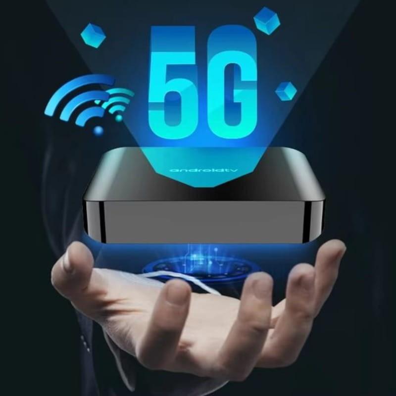 WiFi de TV98 ATV PLUS 8K H313 2 Go/16 Go Double Wifi Android 14 Noir - Android TV