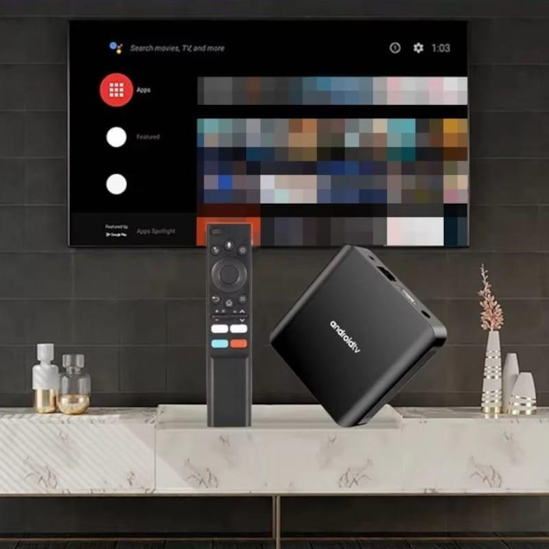 Grande qualité de TV98 ATV PLUS 8K H313 2 Go/16 Go Double Wifi Android 14 Noir - Android TV