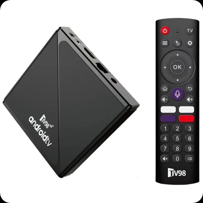 TV98 ATV Pro 8K H313 2GB/16GB Wifi Dual Android 14 Negro - Android TV