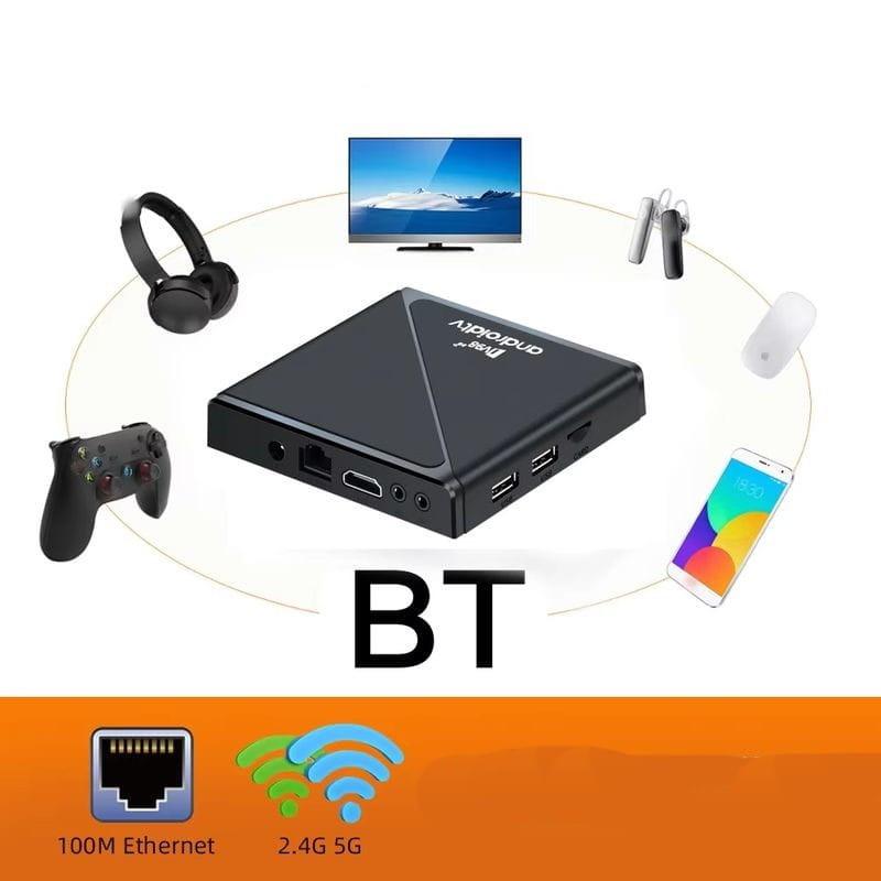 Bluetooth de TV98 ATV Pro 8K H313 2GB/16GB Wifi Dual Android 14 Negro - Android TV