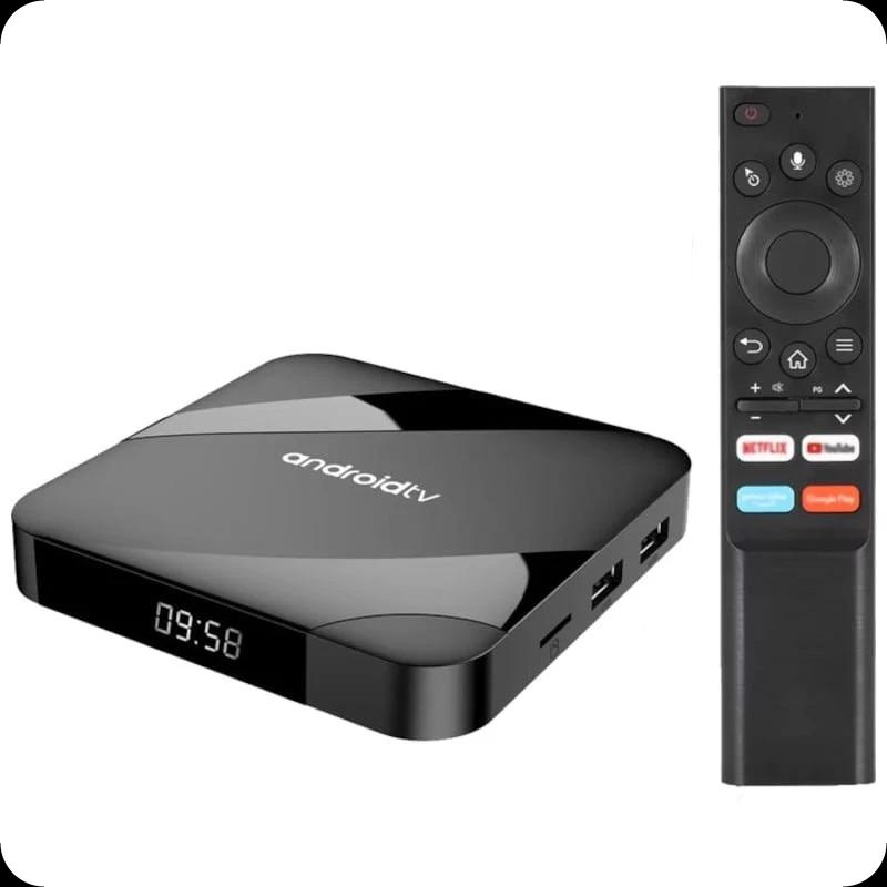 TV98 ATV W2 8K S905W2 4GB/32GB Wifi Dual Android 14 Negro - Android TV