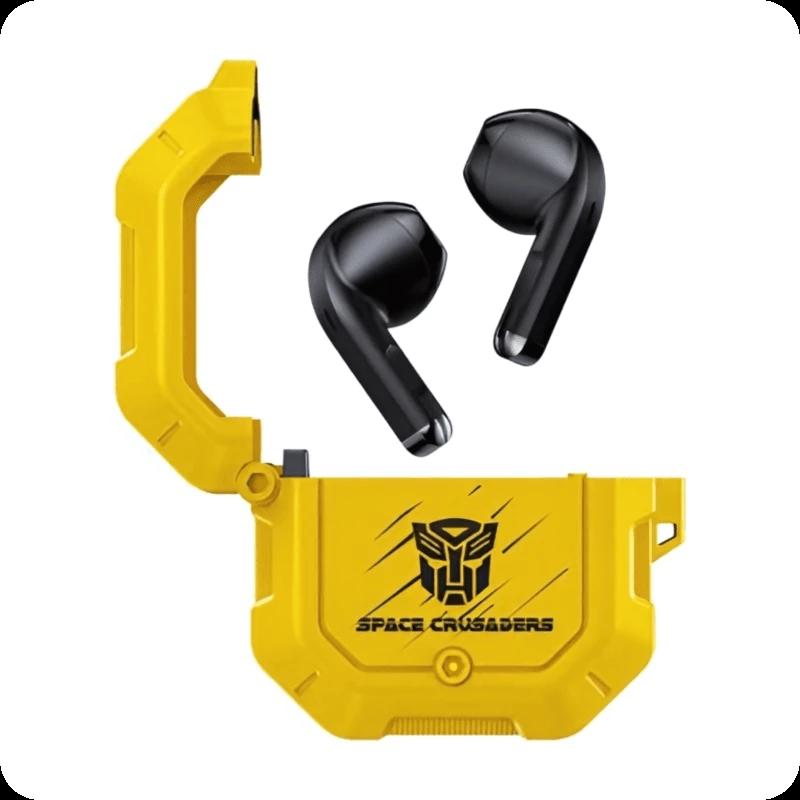 TWS Transformers TF-T12 Bluetooth Jaune - Ecouteurs sans fil