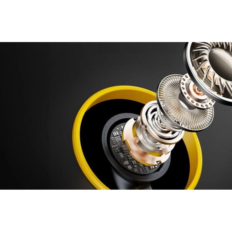 Écouteurs TWS Transformers TF-T12 Jaune avec son Hi-Fi