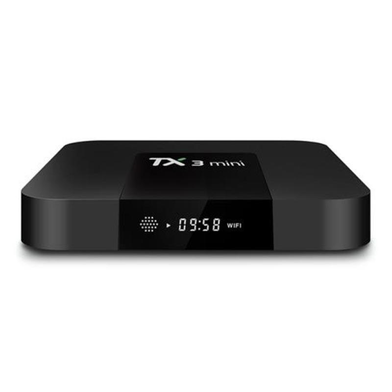 Vue de face de Tanix TX3 Mini-A 4K 2Go/16Go Double Wifi Android 10 - Android TV
