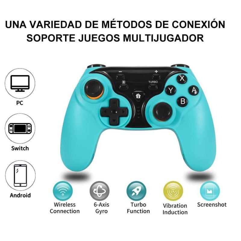 DOBE TY-1793 Nintendo Switch/PC Azul - Gamepad Inalámbrico detatlle de compatiblidades