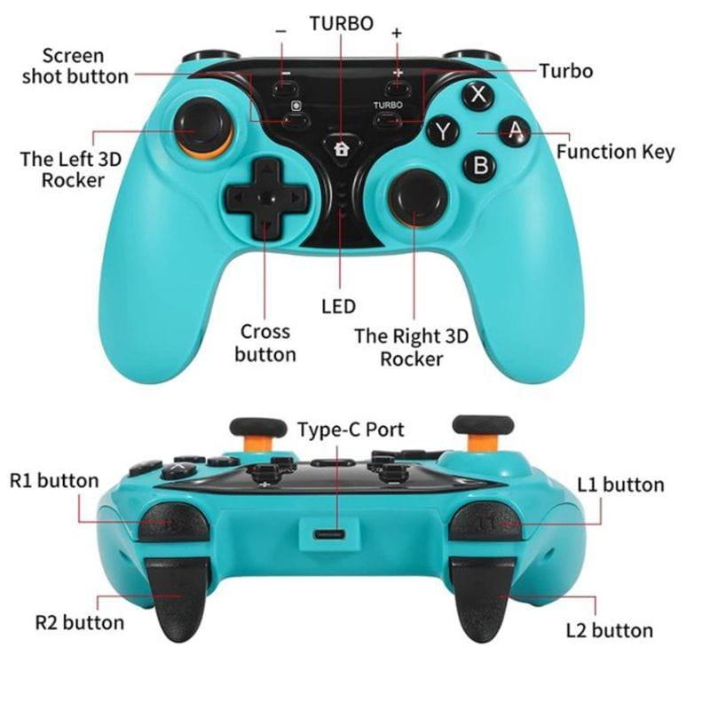 DOBE TY-1793 Nintendo Switch/PC Azul - Gamepad Inalámbrico especificaciones