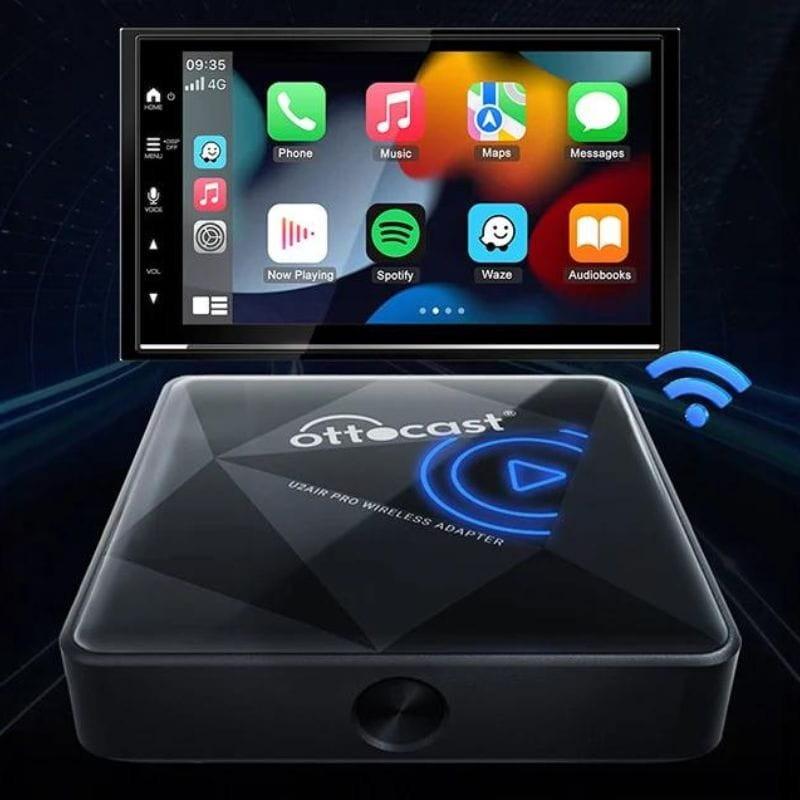 Ottocast U2-AIR Negro - Adaptador Inalámbrico Apple CarPlay imagen con pantalla