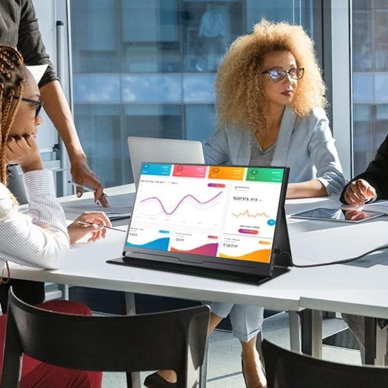 Uperfect Ubegin B5 15.6 FHD IPS - Monitor Portable imagen en el trabajo