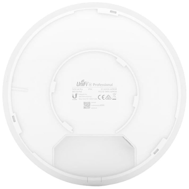 Ubiquiti Networks U6-PRO Punto de acceso inalámbrico Blanco Vista parte trasera