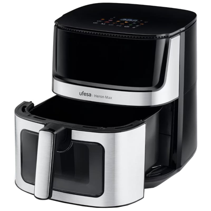 Ufesa Heron Max 8 L - Fritador de ar Vista frontal Cesto aberto