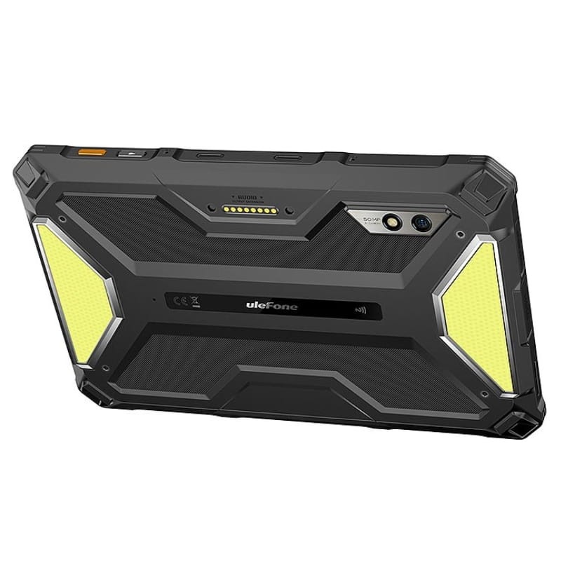 Ulefone Armor Pad 3 Pro 10.36'' 8GB/256GB WiFi+4G Negro - Tablet Rugged - vista trasera inclinada