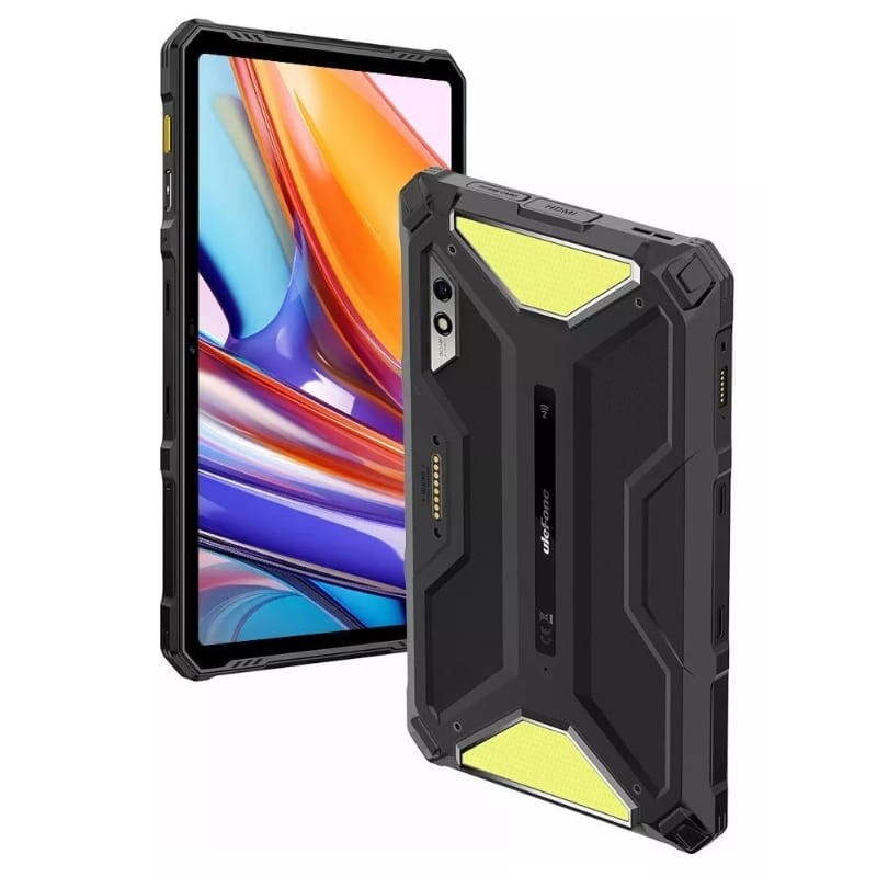 Ulefone Armor Pad 3 Pro 10.36'' 8GB/256GB WiFi+4G Negro - Tablet Rugged - vista de ambos lados