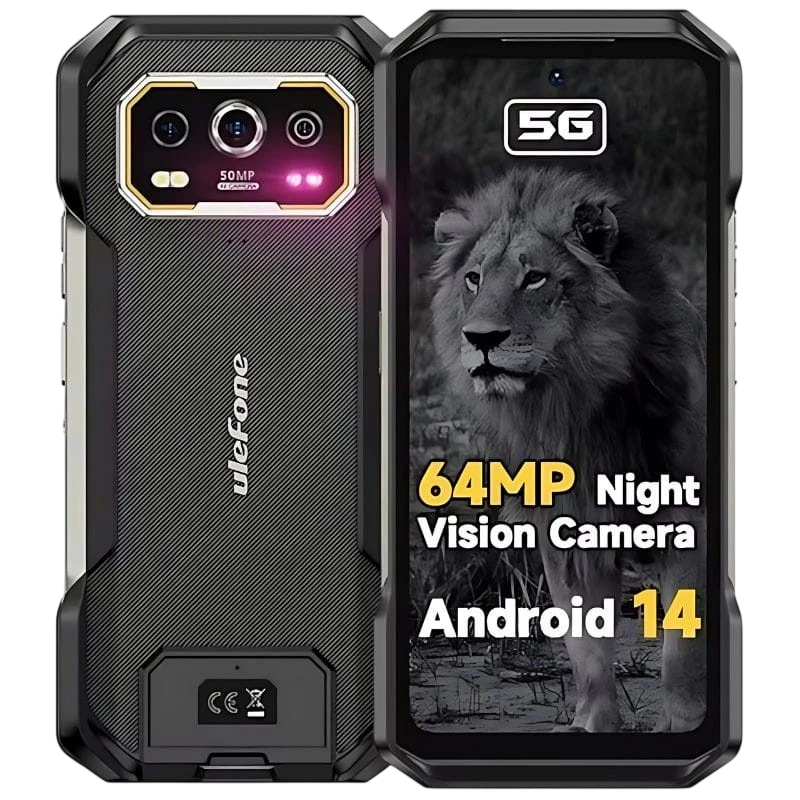 Ulefone Armor 27 Pro 5G 12GB/256GB Negro - Teléfono Móvil Rugged