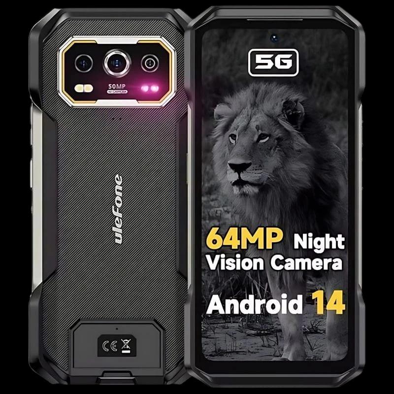 Ulefone Armor 27 Pro 5G 12GB/256GB Preto - Telemóvel Robusto