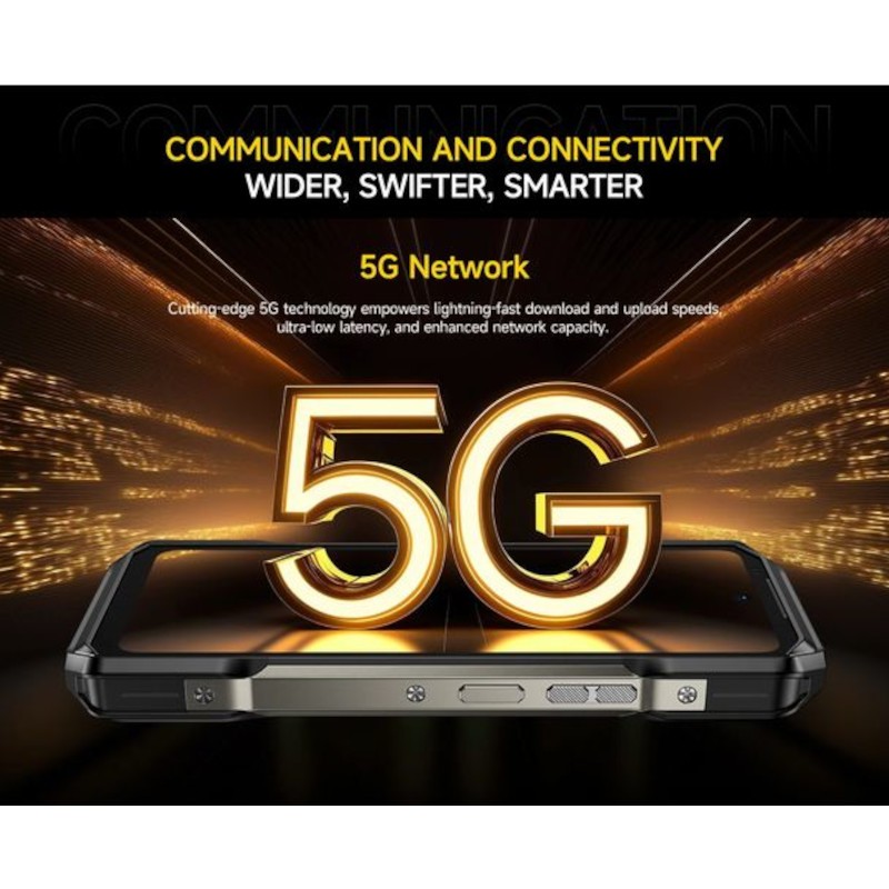Redes 5G de Ulefone Armor 27T Pro 5G 12GB/256GB Negro - Teléfono Móvil Rugged
