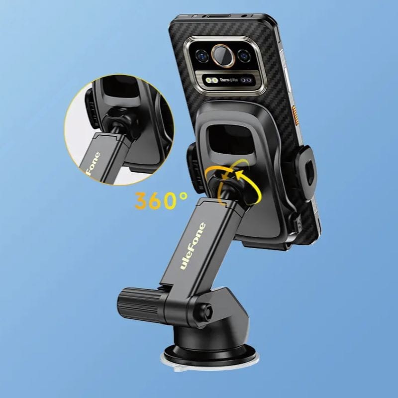 Detalle de la rotación de 360 grados del Ulefone Armor Mount Next Gen Thin