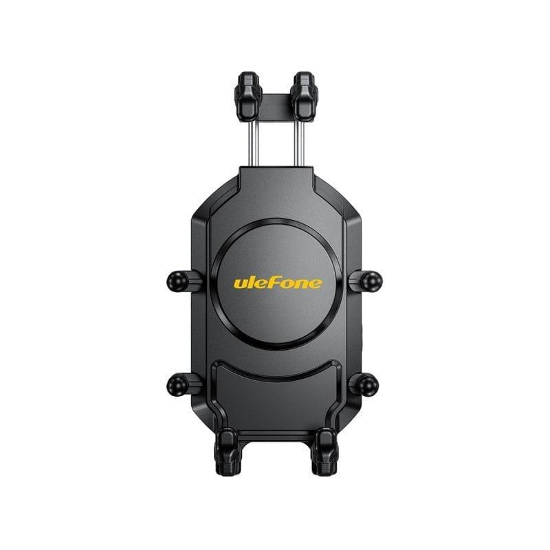 Vista frontal del Ulefone Armor Mount Pro AM01 - Soporte Smartphone para Bici y Moto