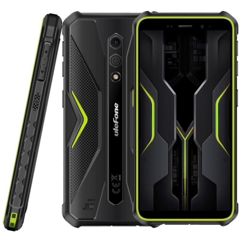 vista frontal, trasera y lateral del Ulefone Armor X12 Pro 4GB/64GB Verde