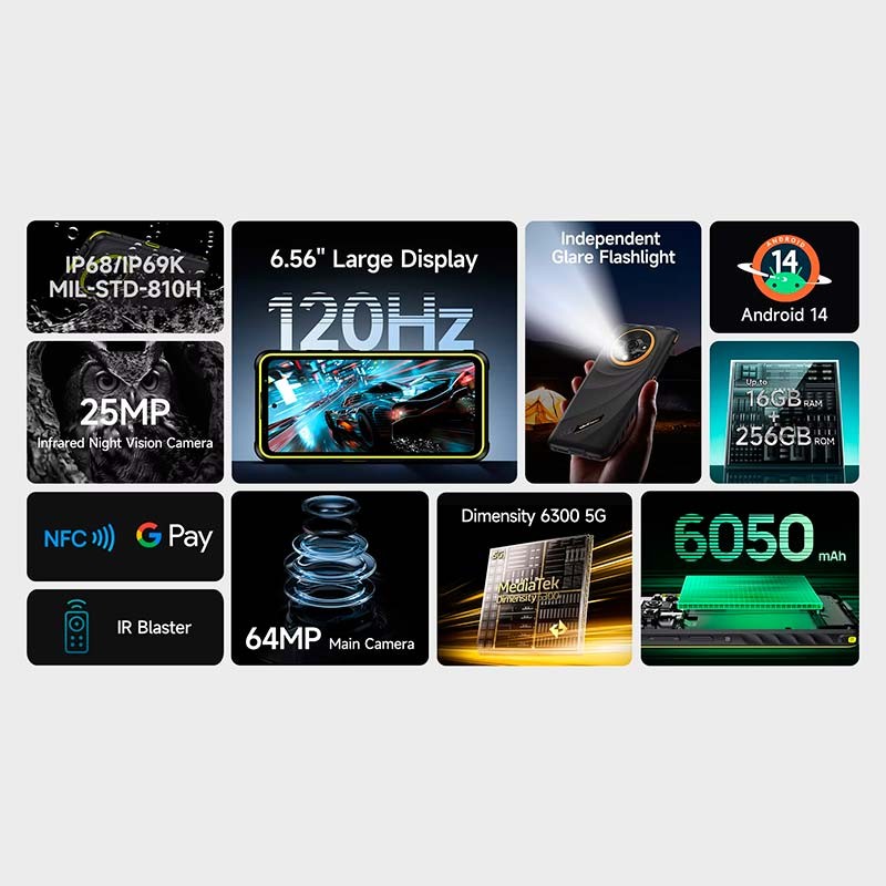 Ulefone Armor X31 Pro 5G 8GB/256GB Negro - características principales