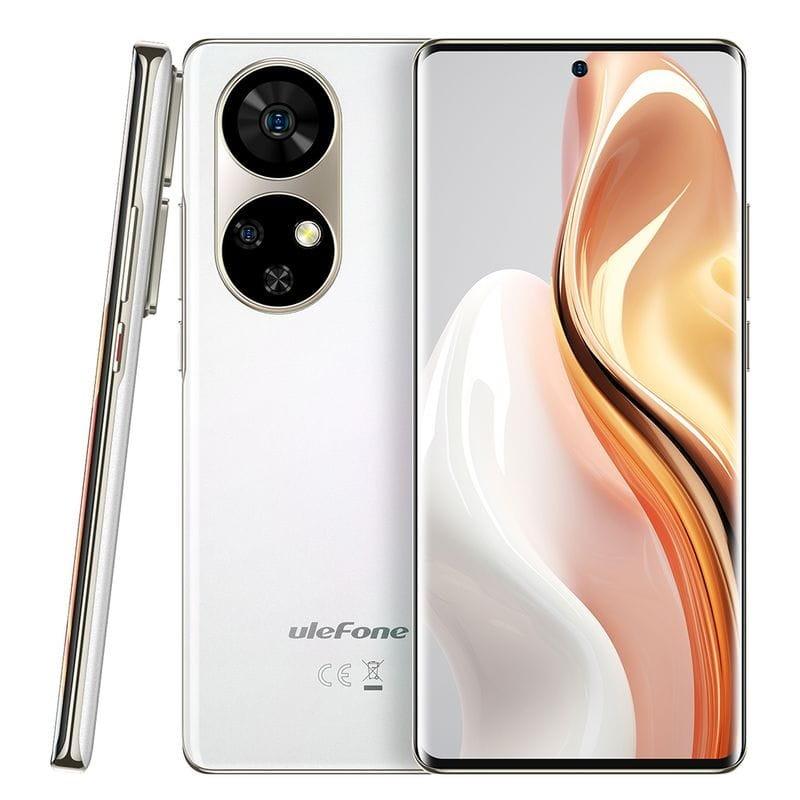 Ulefone Note 17 Pro 12GB/256GB Blanco  - Télefono móvil Vista frontal , trasera y Lateral