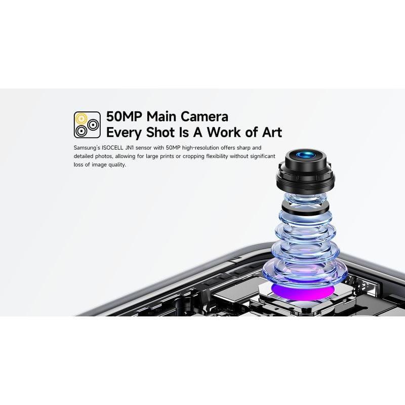 Cámara de Ulefone Note 20 Pro 4GB/256GB Negro - Teléfono Móvil