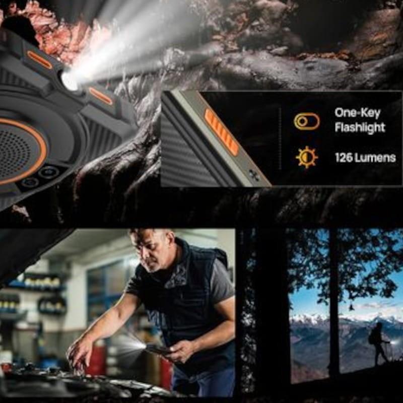 Linterna de Ulefone Power Armor 16S 8GB/128GB Naranja - Teléfono Móvil Rugged