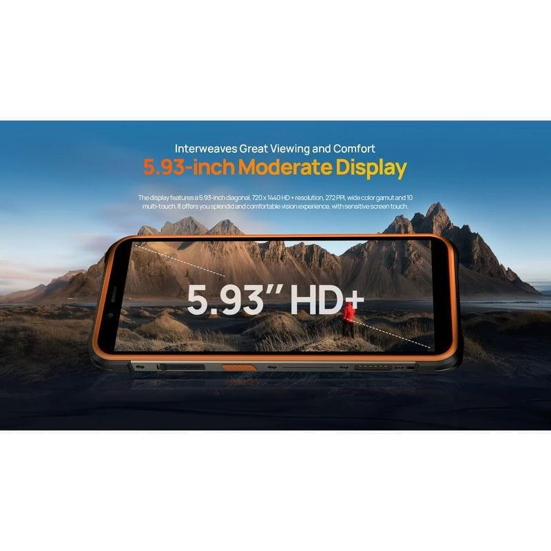 Pantalla de Ulefone Power Armor 16S 8GB/128GB Naranja - Teléfono Móvil Rugged