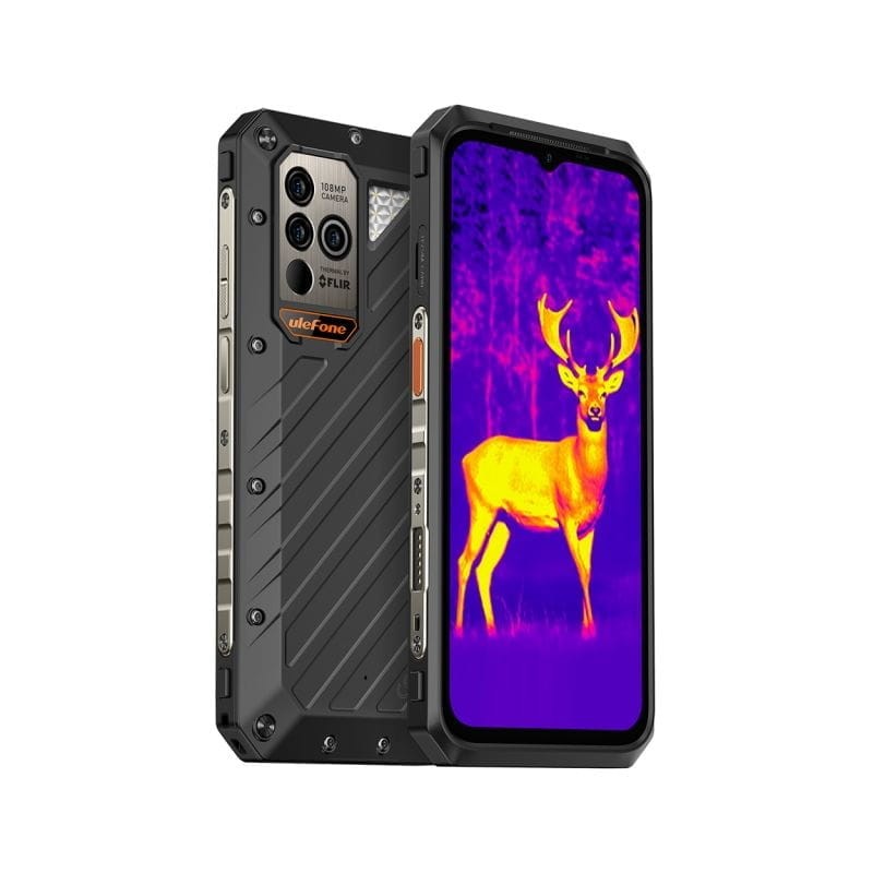 Latérale de Ulefone Power Armor 18T Ultra 12Go/512Go Noir - Téléphone portable