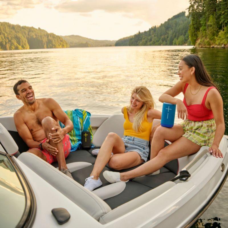 Altavoz Ultimate Ears EVERBOOM Azul con diseño flotante