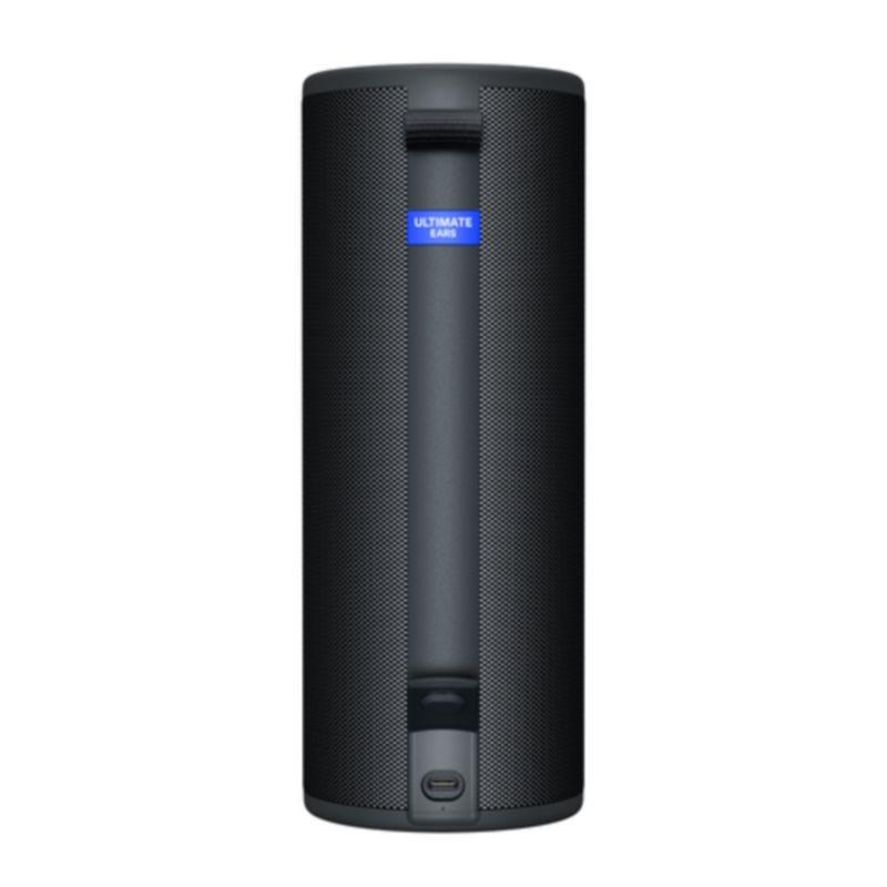 Vista frontal e traseira do Altifalante Ultimate Ears MEGABOOM 4 Preto