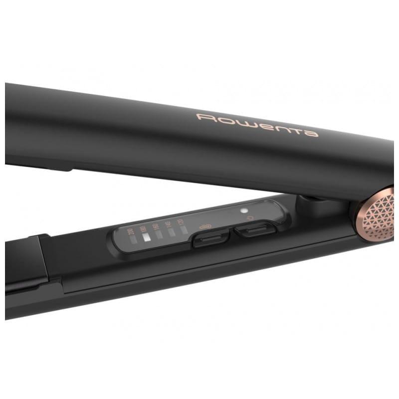 Alisador de cabelo Rowenta Ultimate Experience SF8210F0 LED Preto/Cobre imagem do ecrã do alisador 