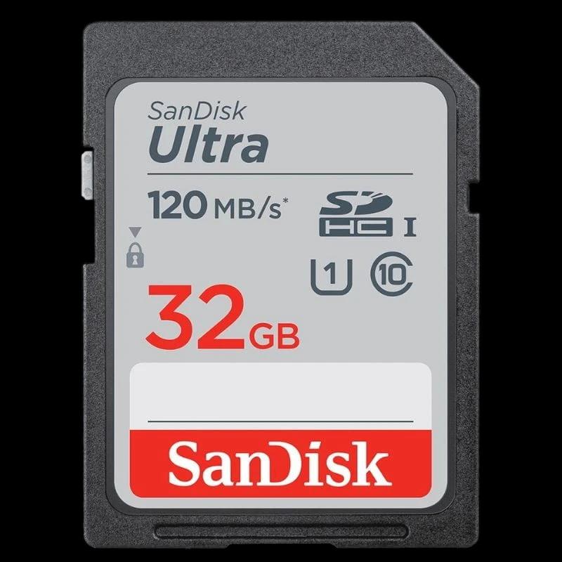 SanDisk Ultra UHS-I 32 GB Class 10 SDXC Noir - Carte SD