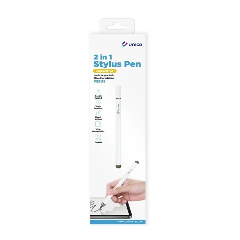 Boîte de Stylet Passif Unico PS9115 Blanc