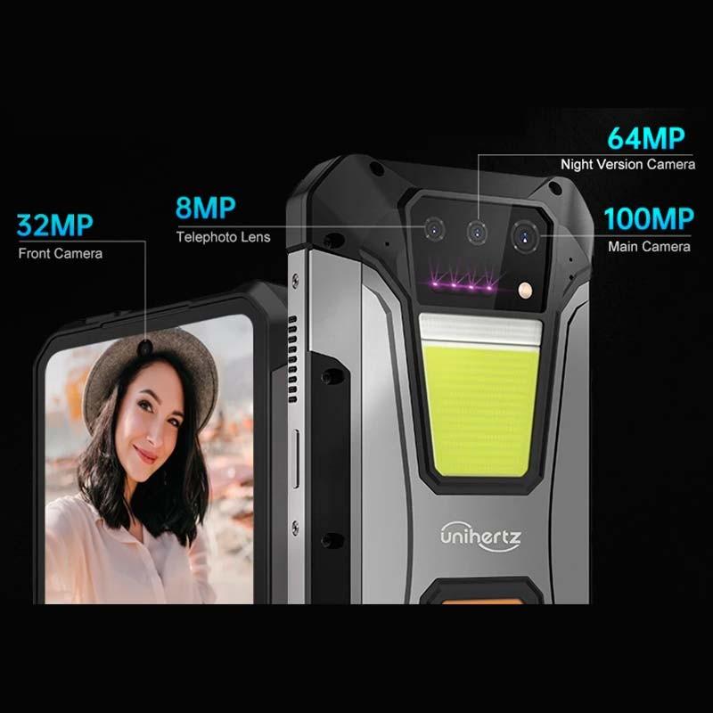 Unihertz 8849 Tank 2 Pro Projetor 12GB/512GB - Câmara principal robusta para telemóvel