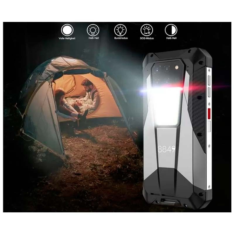 linterna del Unihertz 8849 Tank 3 Pro 5G 18GB/512GB Negro