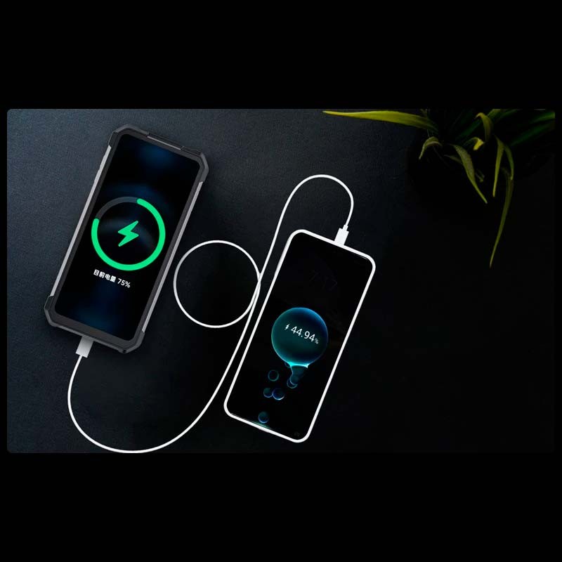 función Power Bank del Unihertz 8849 Tank 3 Pro 5G 18GB/512GB Negro