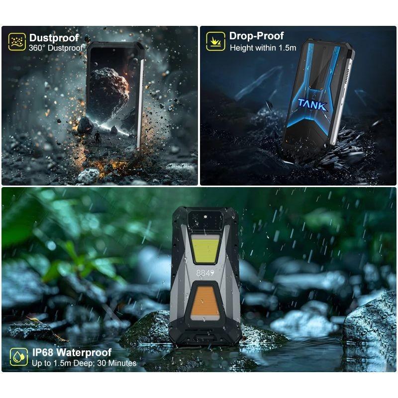 Resistente Unihertz 8849 Tank 3S 12GB/256GB Negro - Teléfono móvil