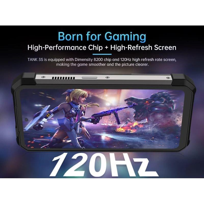 Tasa de refresco de Unihertz 8849 Tank 3S 12GB/256GB Negro - Teléfono móvil