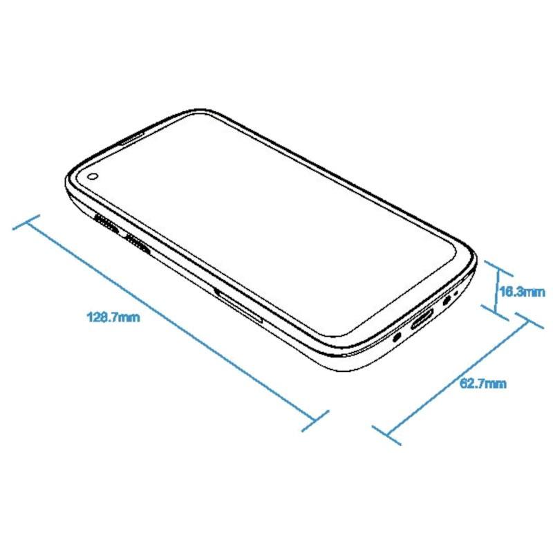 Dimensiones de Unihertz Jelly Max 5G 12GB/256GB Negro - Teléfono Móvil