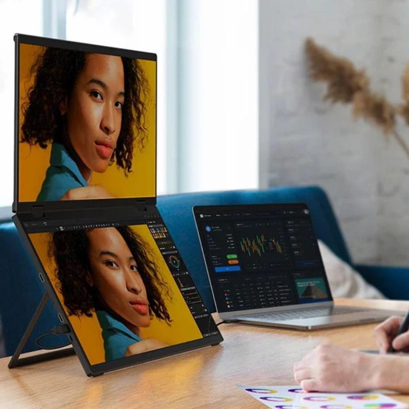 Uperfect  UStation Delta 15.6 FUll HD IPS HDR - Monitor portátil imagen con portátil
