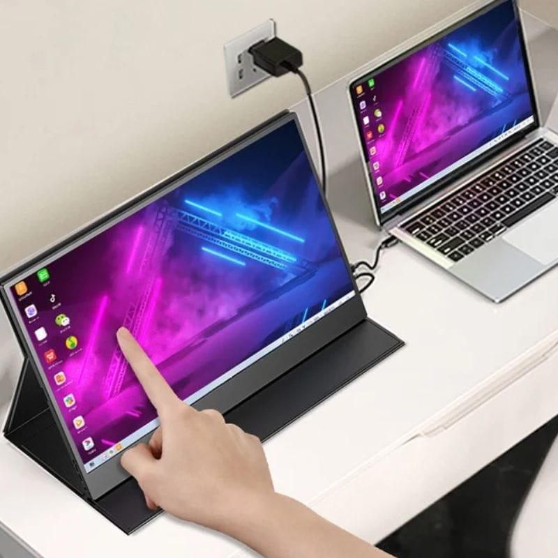 Uperfect USetup E7 15.6 FHD IPS Portable Monitor imagen con ordenador