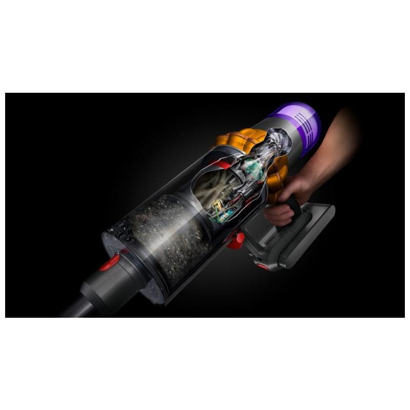 Dyson V15 Detect Absolute Nickel, Amarelo - Imagem do motor sem saco/sem fio