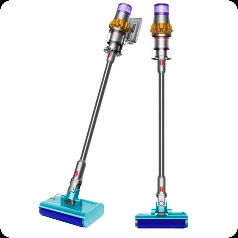 Dyson V15s Detect Submarine Niquel, Amarillo - Aspiradora Sin Bolsa/Sin Cable