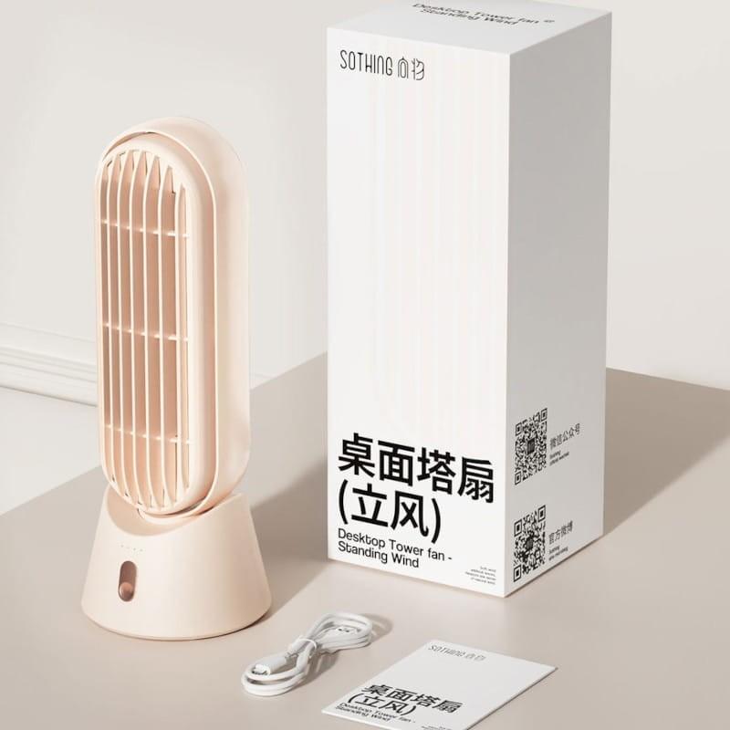 Contenido de Ventilador Sothing Wind DSHJ-S-2216A Blanco - Ventilador de Mesa
