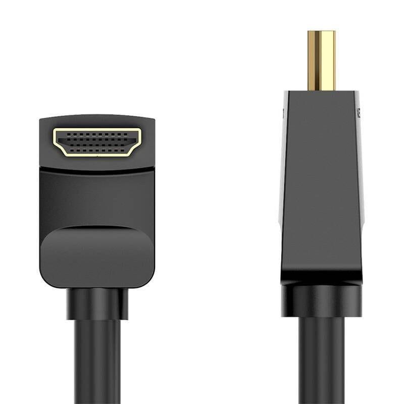 Vention AARBI 90° 3m Negro - Cable HDMI 2.0 imagen de perfil