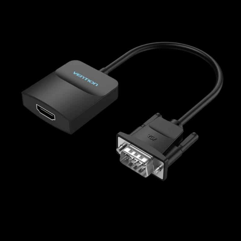 Vention ACNBB - VGA macho - HDMI fêmea preto - Conversor