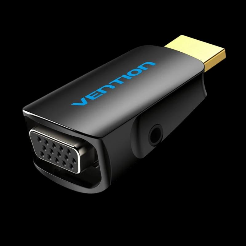 Vention  AIDB0 HDMI Macho a VGA Hembra Audio Jack 3.5mm - Adaptador Conversor